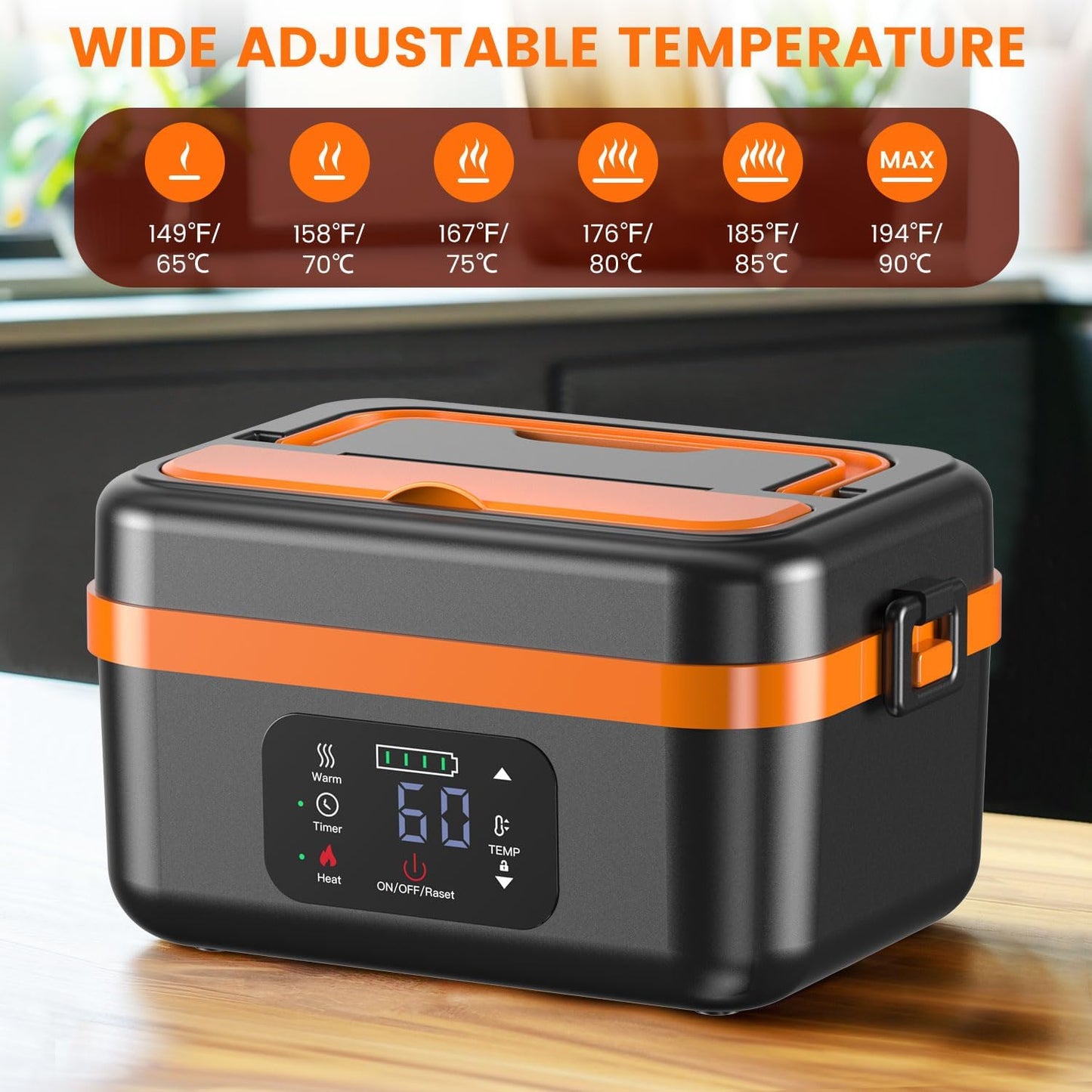 PlugnWarm Portable Lunch Box