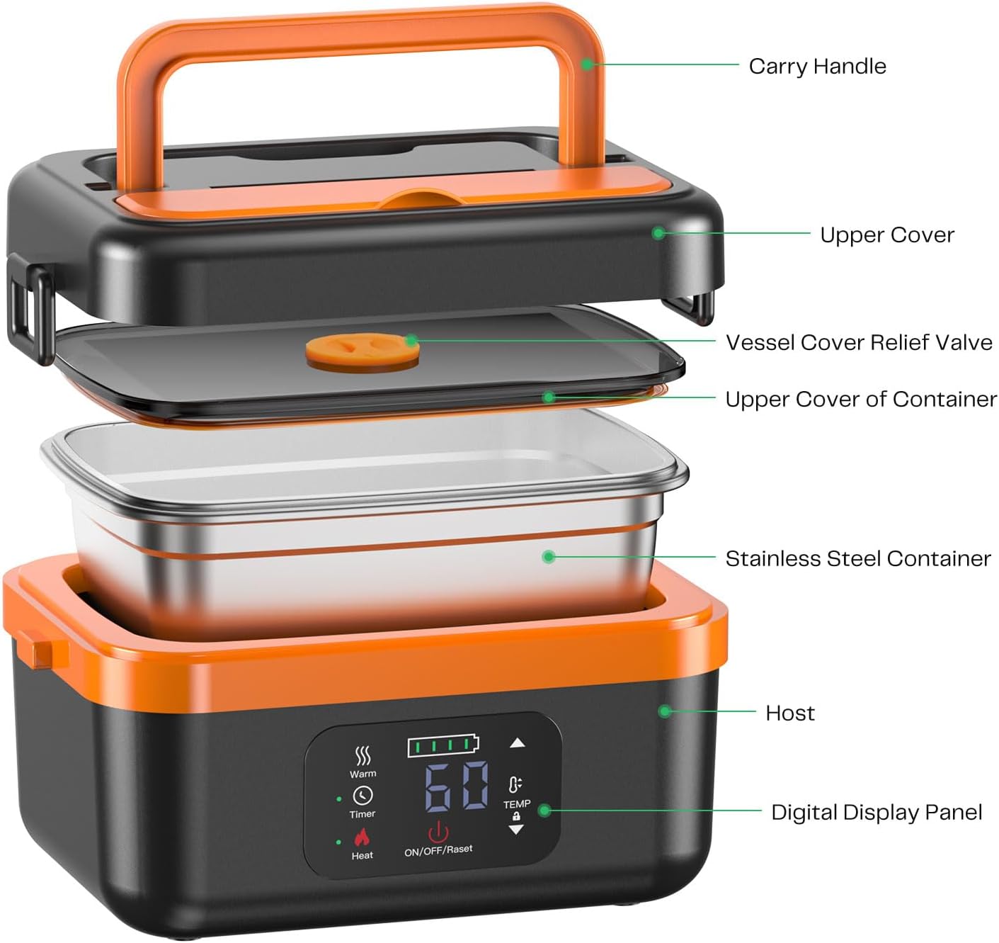 PlugnWarm Portable Lunch Box