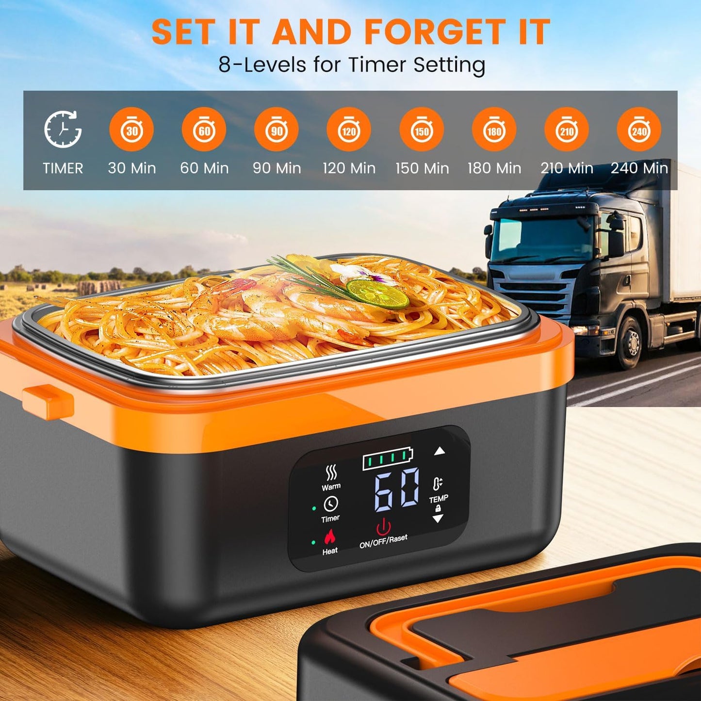 PlugnWarm Electric Self-Heating Food Warmer